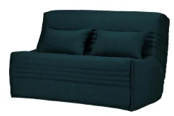 Bz>Camif Canapé BZ tissu matelas 15 cm Guidel - - 160 x 200 cm Bleu Marine