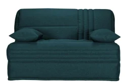 Bz>Camif Canapé BZ tissu matelas 15 cm Genay - Bleu Marine