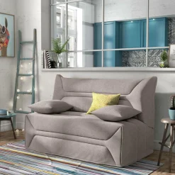 Bz>Camif Canapé BZ tissu matelas 12 cm Garance - Taupe