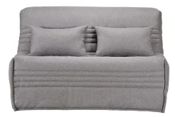 Bz>Camif Canapé BZ tissu matelas 15 cm Guidel - - 140 x 200 cm Gris Clair