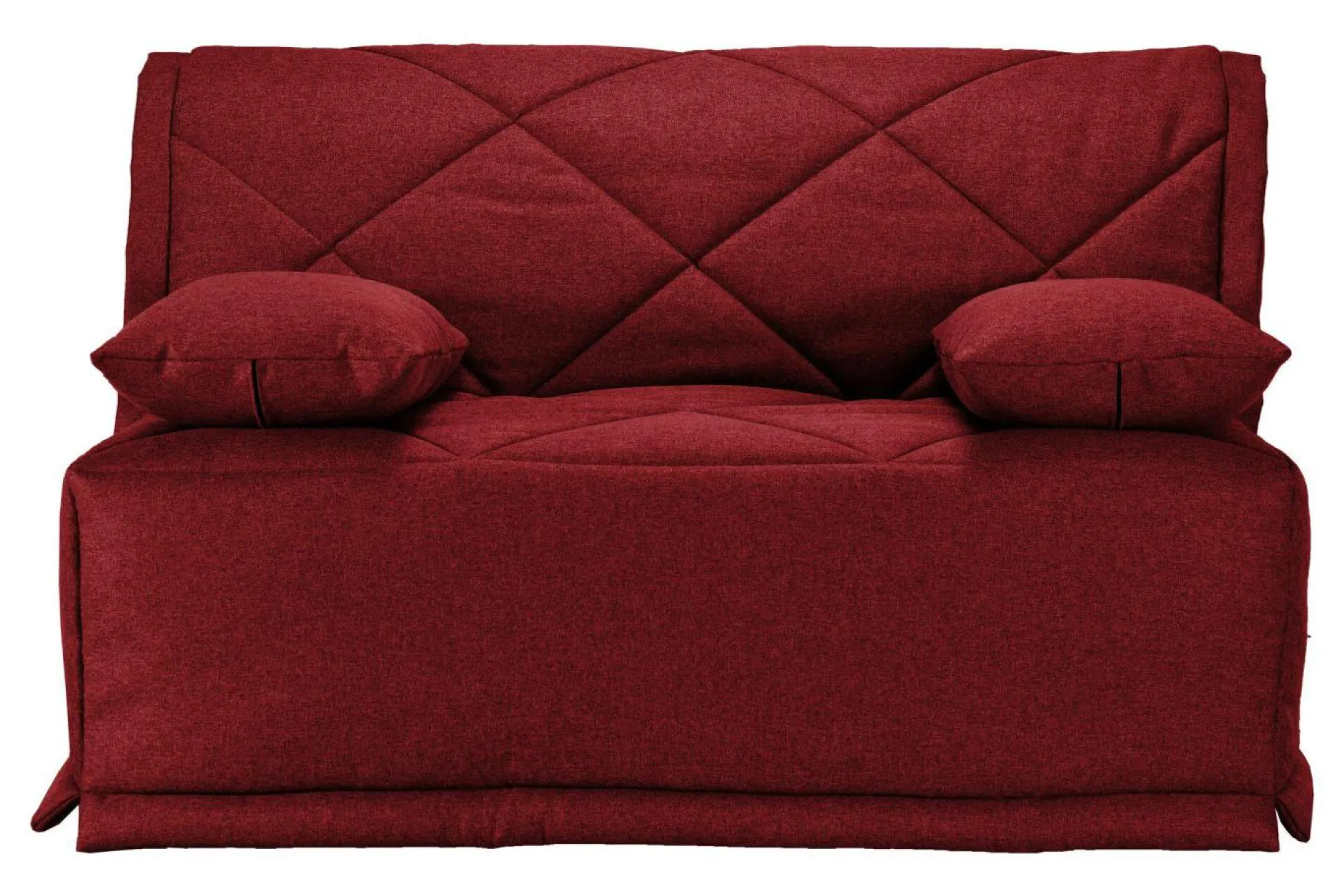 Bz>Camif Canapé BZ tissu matelas Bultex 15 cm Gina - Griotte