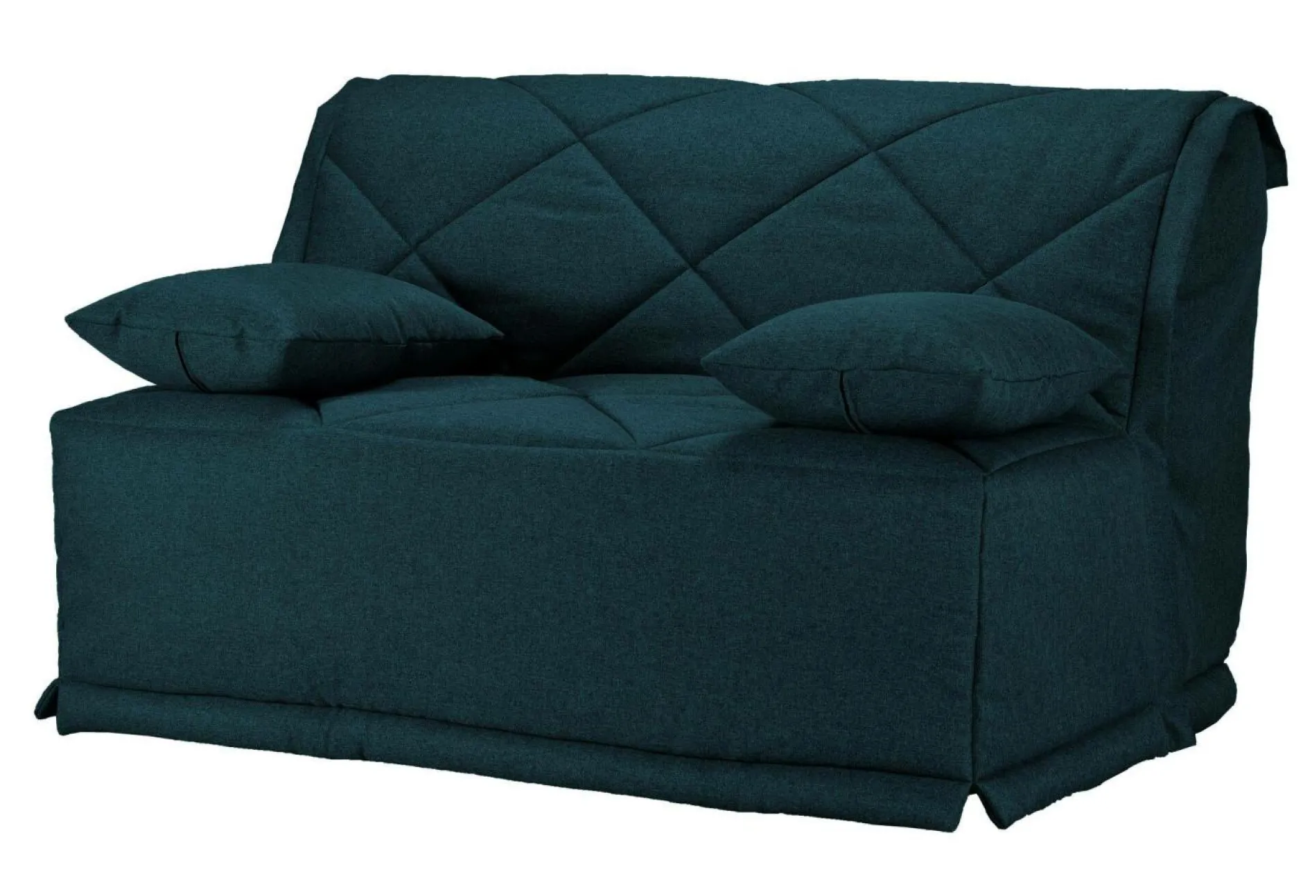 Bz>Camif Canapé BZ tissu matelas Bultex 15 cm Gina - Bleu Marine