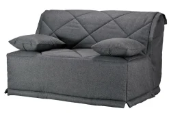 Bz>Camif Canapé BZ tissu matelas Bultex 15 cm Gina - Gris Foncé