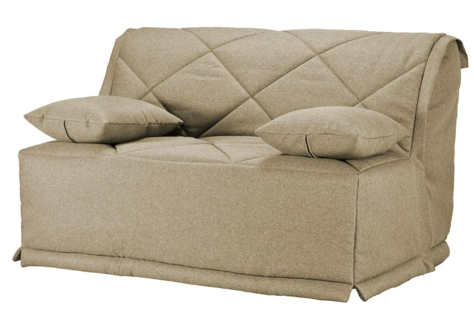 Bz>Camif Canapé BZ tissu matelas Bultex 15 cm Gina - Sable