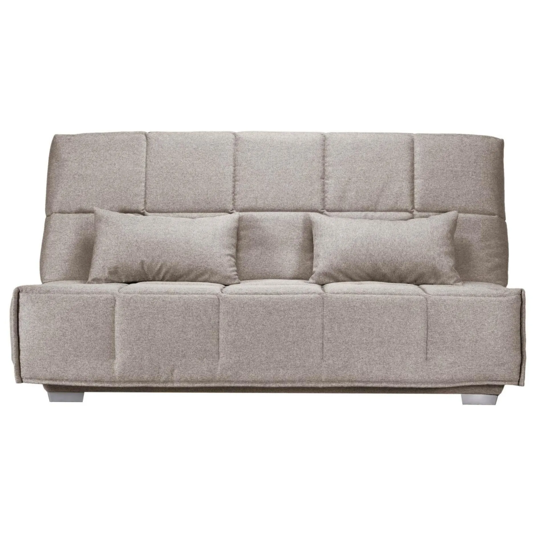 Clic-Clac>Camif Canapé clic-clac tissu matelas Bultex 14 cm Gizia - - 130 x 190 cm Taupe