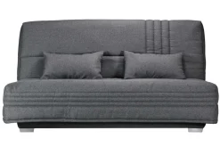 Clic-Clac>Camif Canapé clic-clac tissu matelas 17 cm Genay - Gris Foncé