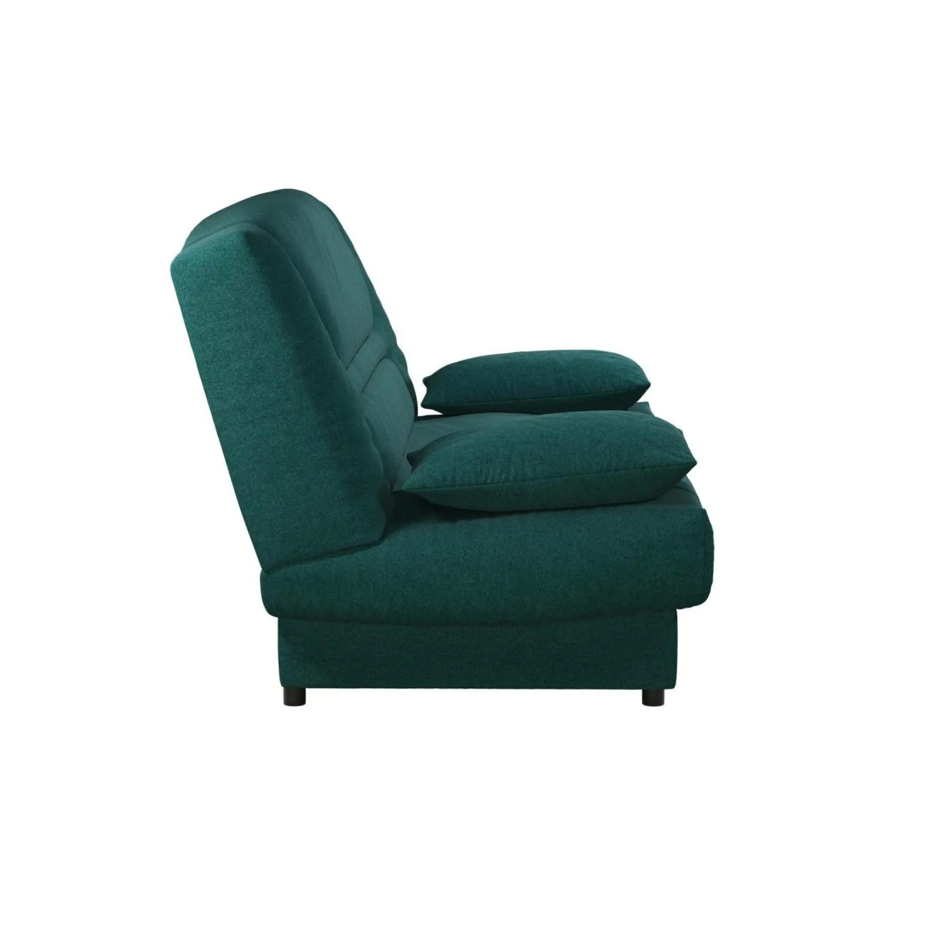 Clic-Clac>Camif Canapé clic-clac tissu matelas 13 cm Garance - Bleu Canard