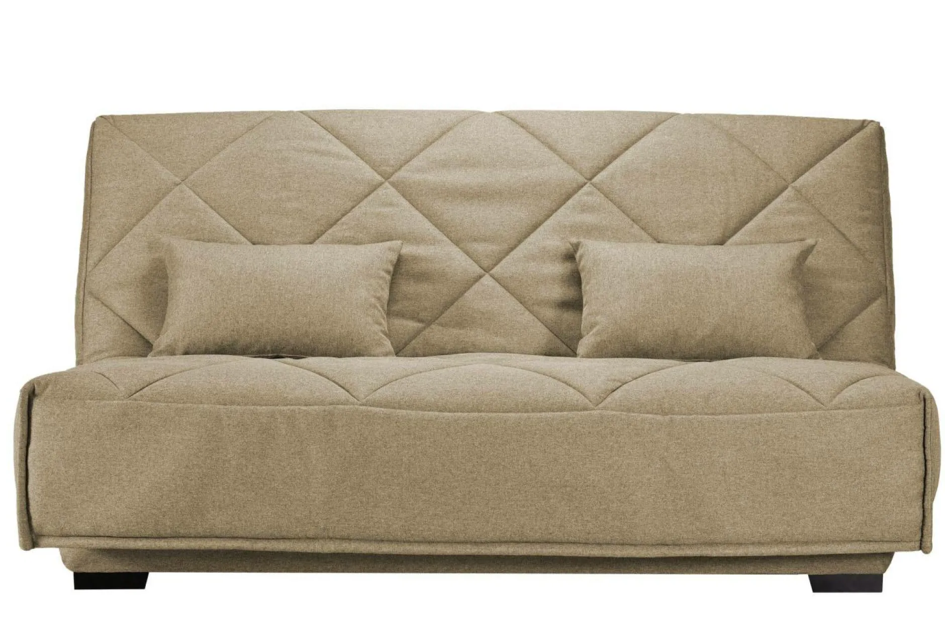 Clic-Clac>Camif Canapé clic-clac tissu matelas Bultex 15 cm Gina - Sable