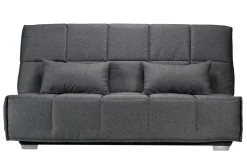 Clic-Clac>Camif Canapé clic-clac tissu matelas Bultex 14 cm Gizia - - 140 x 190 cm Gris Foncé