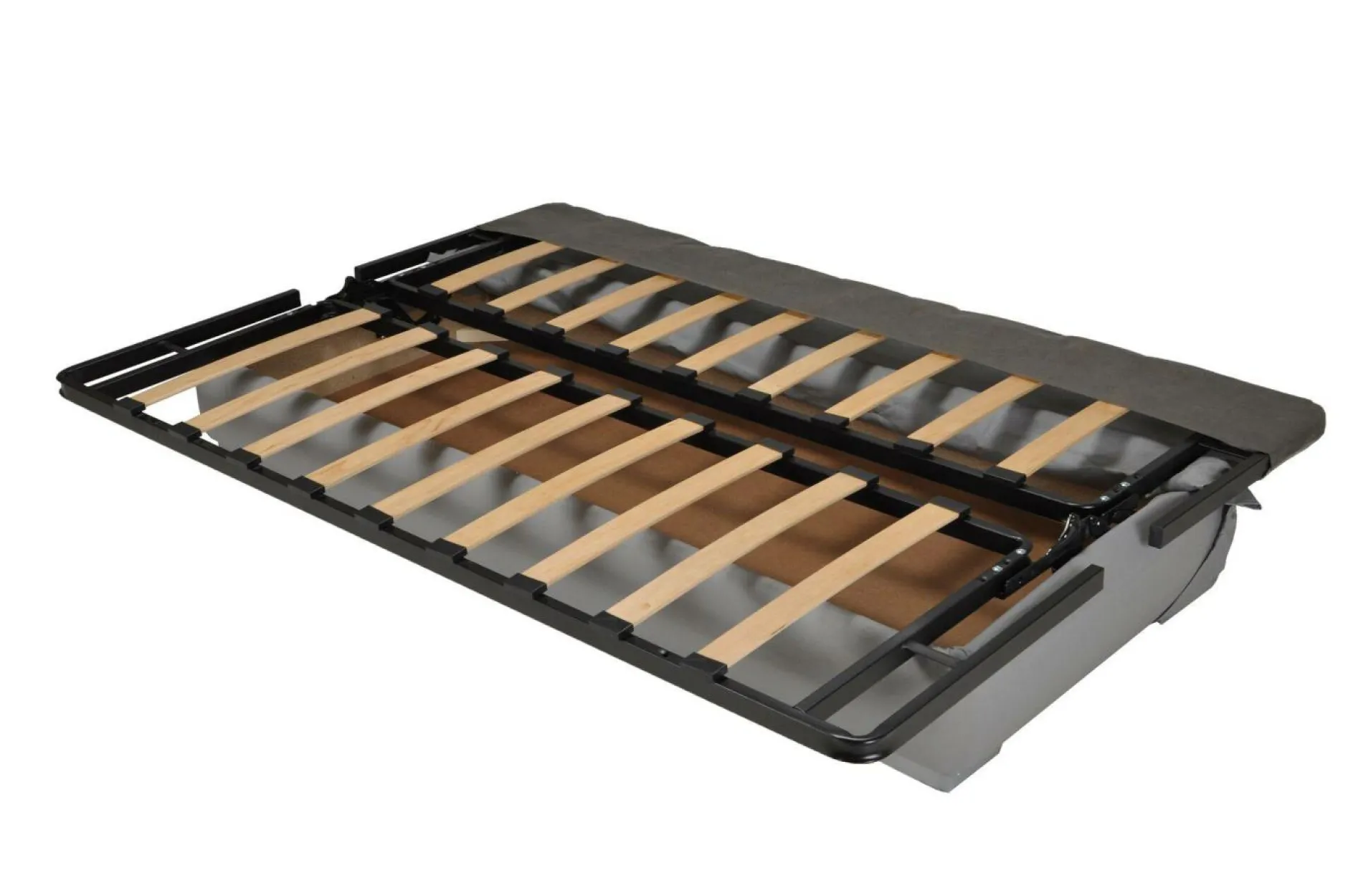 Clic-Clac>Camif Canapé clic-clac tissu matelas 17 cm Genay - Bleu Canard