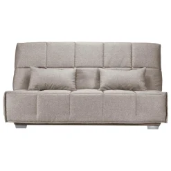 Clic-Clac>Camif Canapé clic-clac tissu matelas Bultex 14 cm Gizia - - 140 x 190 cm Taupe