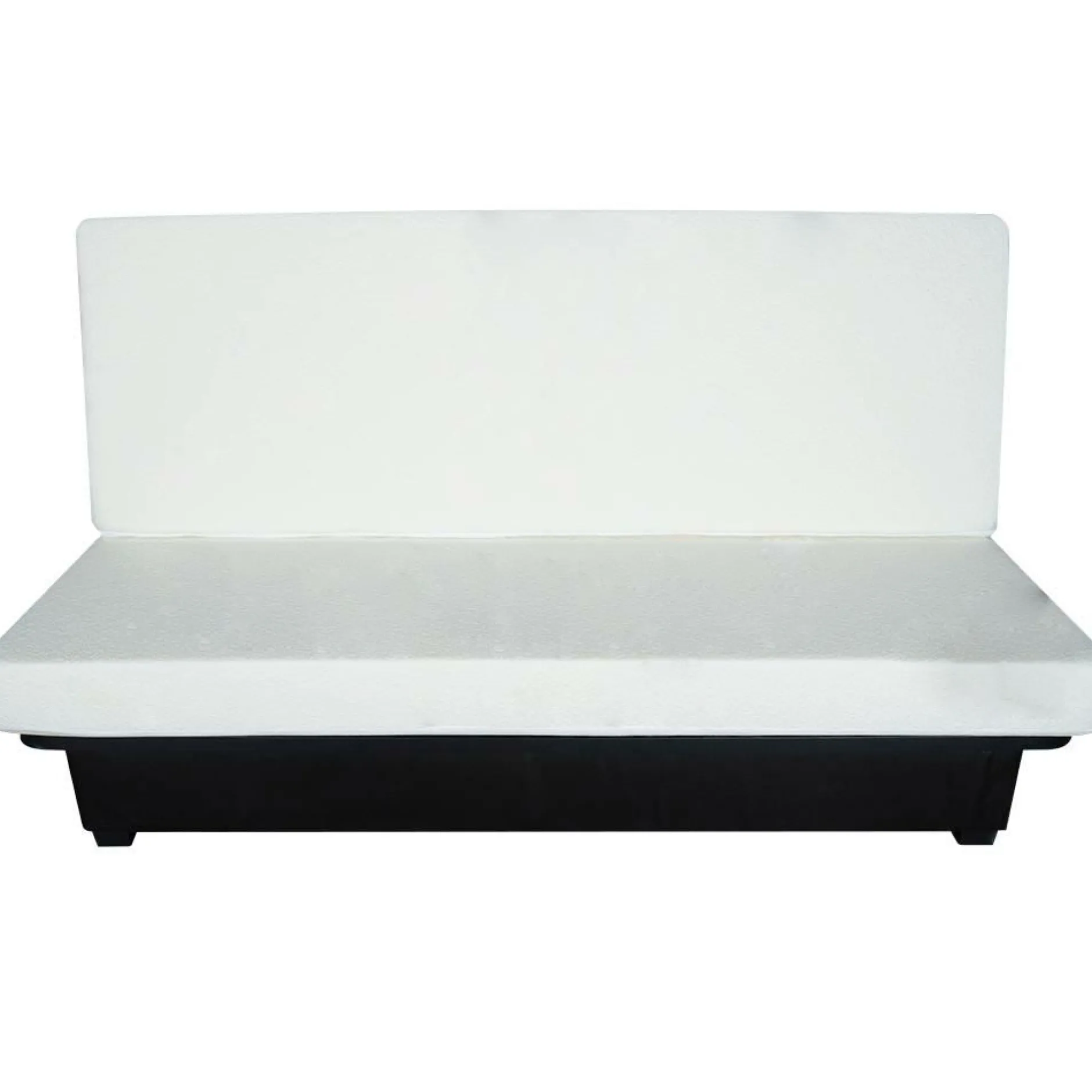 Clic-Clac>Camif Canapé clic-clac velours matelas 15 cm Oriane - - Matelas mousse HR Jaune Mordoré