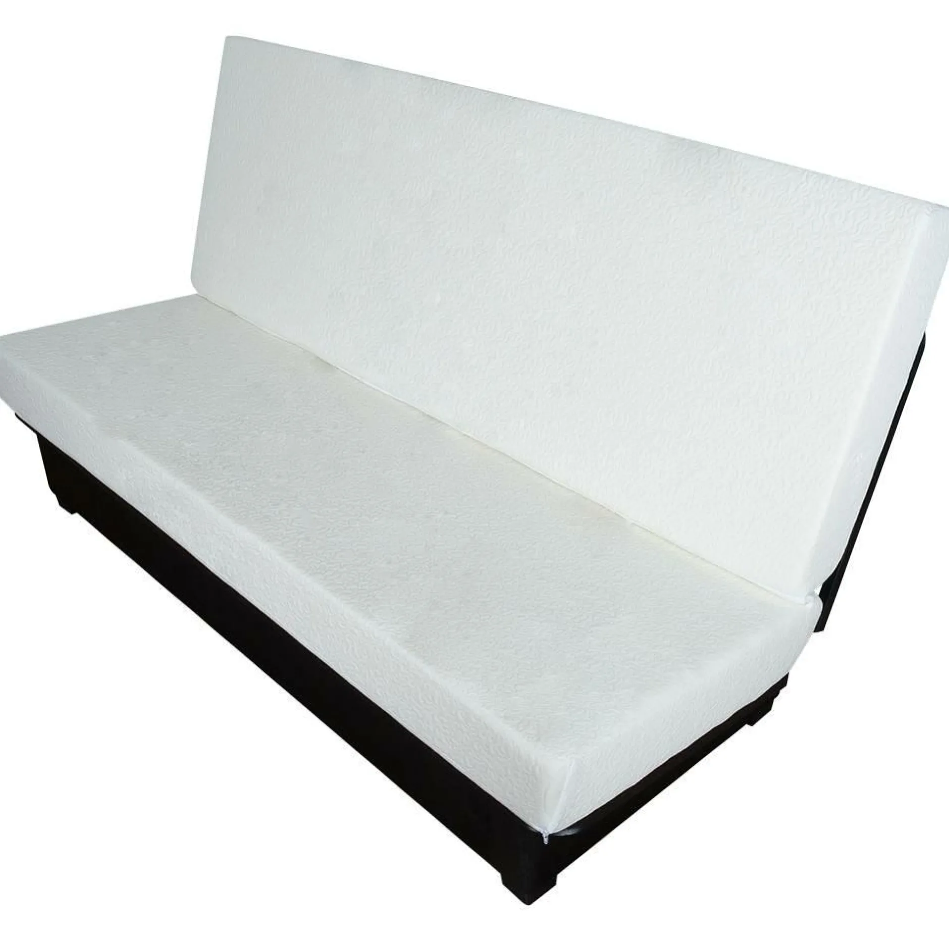 Clic-Clac>Camif Canapé clic-clac velours matelas 15 cm Oriane - - Matelas mousse HR Jaune Mordoré