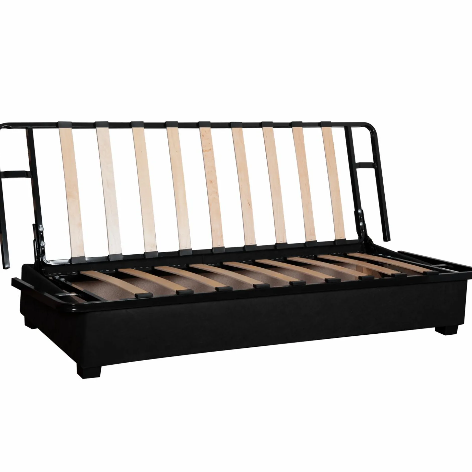 Clic-Clac>Camif Canapé clic-clac velours matelas 15 cm Oriane - - Matelas mousse HR Jaune Mordoré