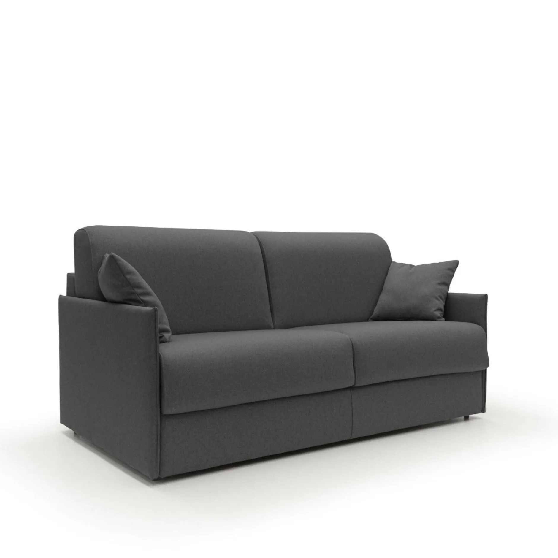 Canapés Droits>Camif Canapé convertible tissu déhoussable Arthur - - 3 places Anthracite
