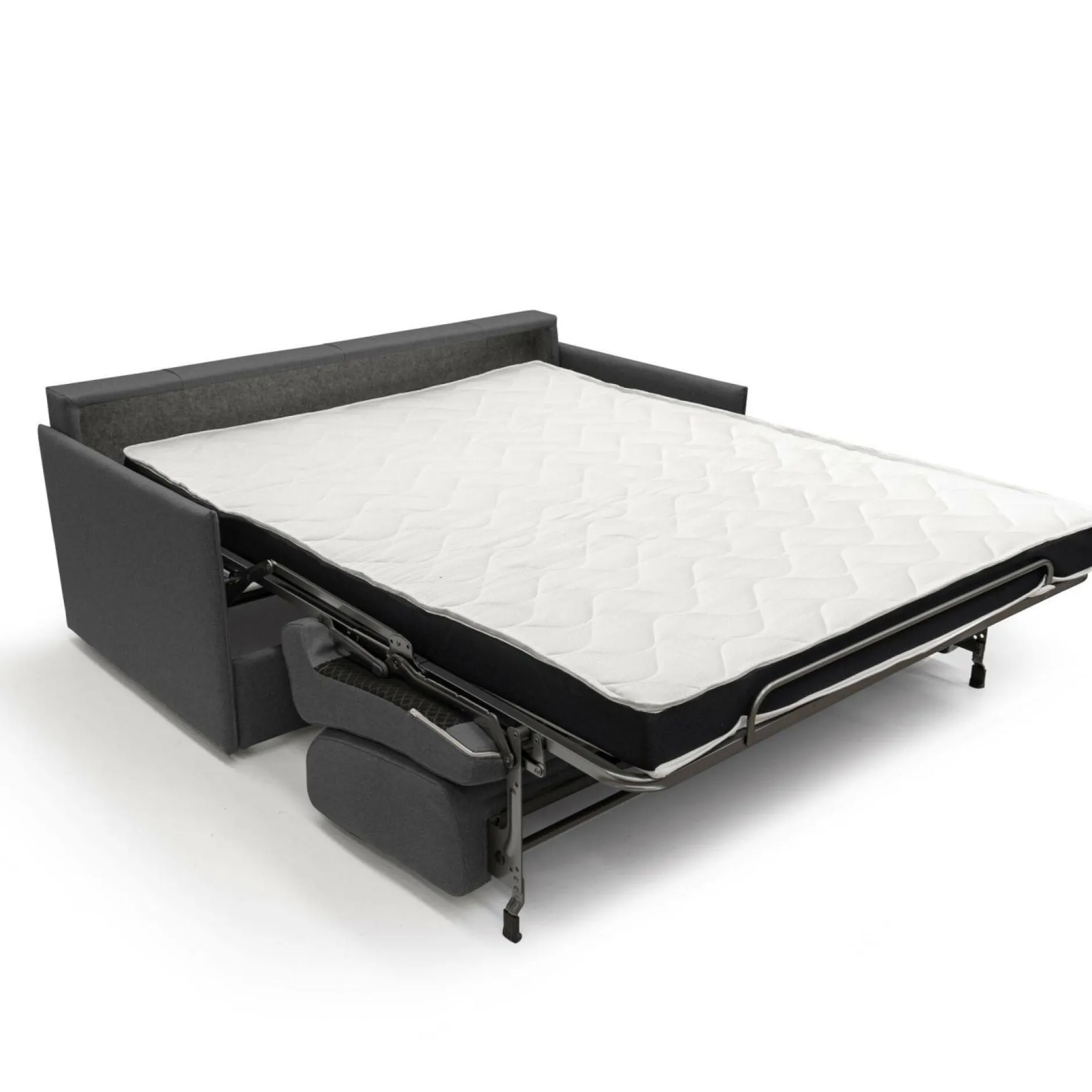 Canapés Droits>Camif Canapé convertible tissu déhoussable Arthur - - 3 places Anthracite