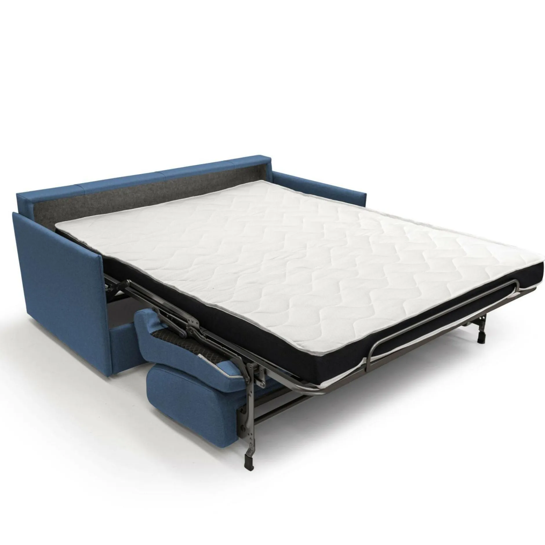 Canapés Droits>Camif Canapé convertible tissu déhoussable Arthur - - 3 places Bleu