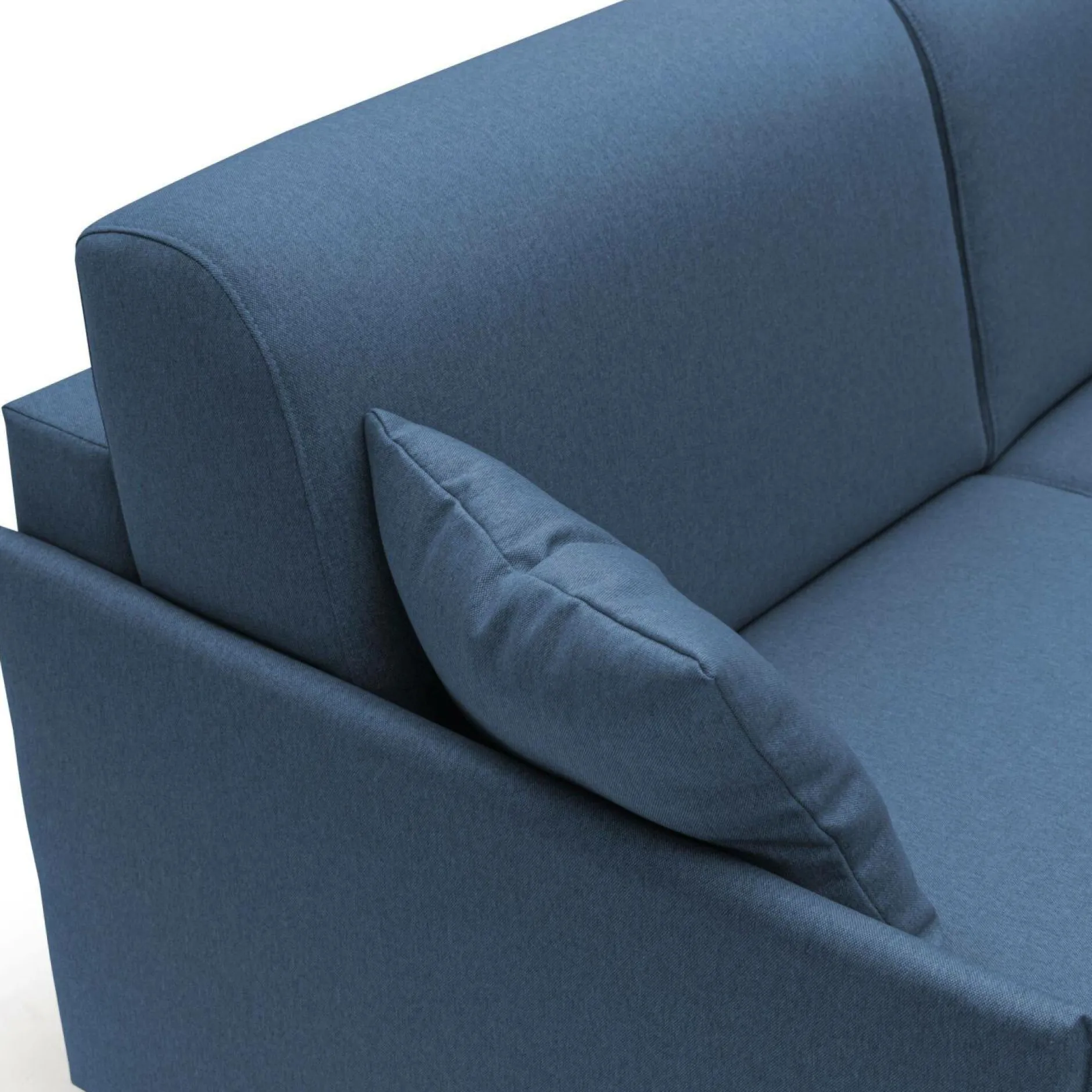 Canapés Droits>Camif Canapé convertible tissu déhoussable Arthur - - 3 places Bleu