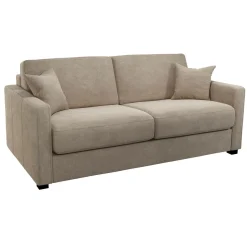 Canapés Droits>Camif Canapé convertible tissu Parme - - 3 places Grège