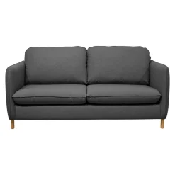 Canapés Droits>Camif Canapé convertible tissu Portimo - Gris Foncé