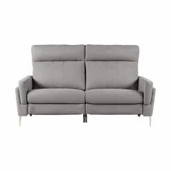 Canapés Relax>Camif Canapé relax électrique tissu Boston - - 3 places Gris Clair