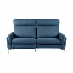 Canapés Relax>Camif Canapé relax électrique tissu Boston - - 3 places - relax à gauche Bleu Jean