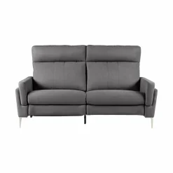 Canapés Relax>Camif Canapé relax électrique tissu Boston - - 3 places - relax à gauche Ardoise