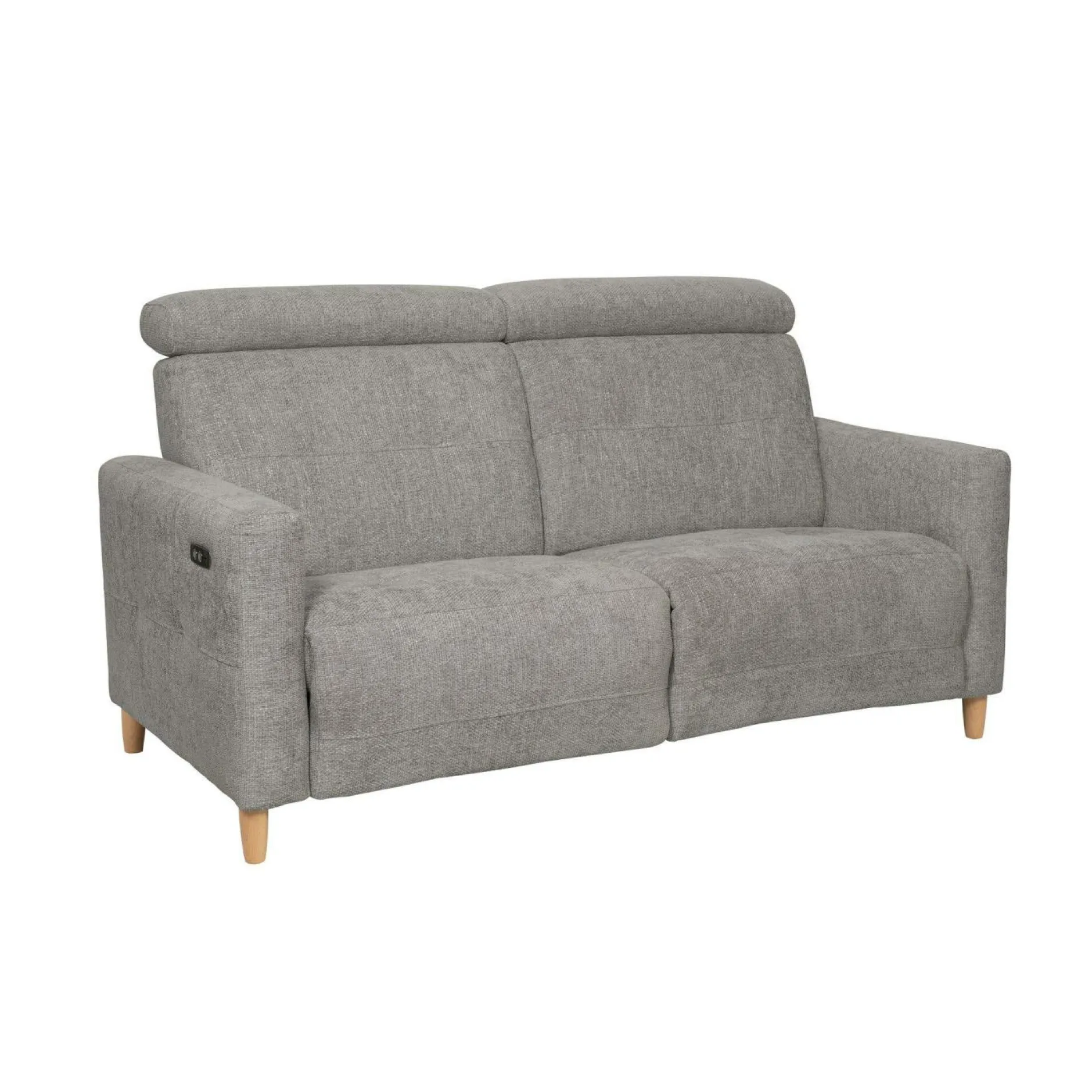 Canapés Relax>Camif Canapé relax électrique tissu Chambord - - 3 places Gris