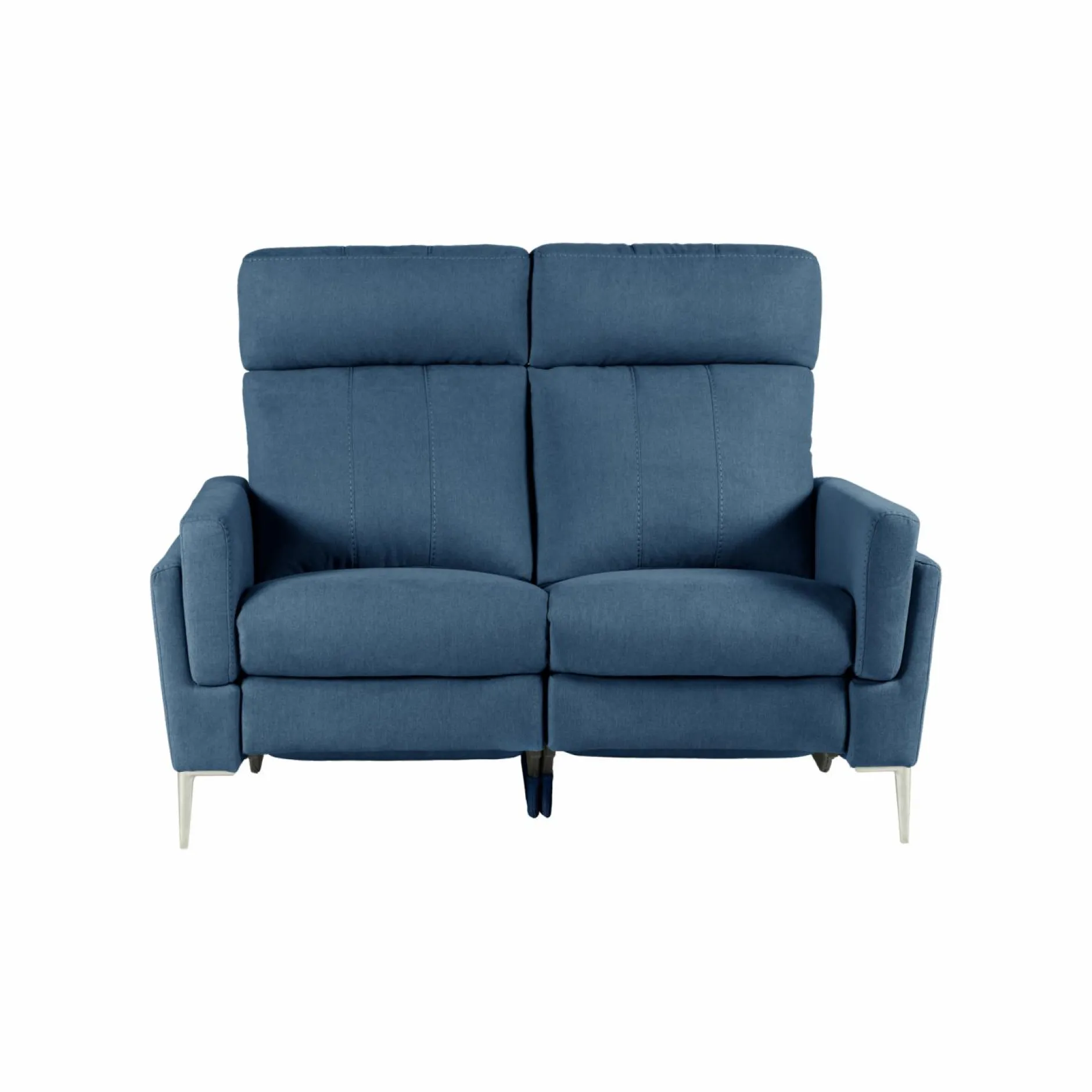 Canapés Relax>Camif Canapé relax électrique tissu Boston - - 2 places Bleu Jean