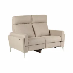 Canapés Relax>Camif Canapé relax électrique tissu Boston - - 2 places Naturel