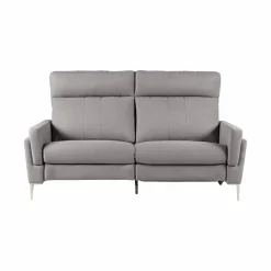 Canapés Relax>Camif Canapé relax électrique tissu Boston - - 3 places - relax à droite Gris Clair