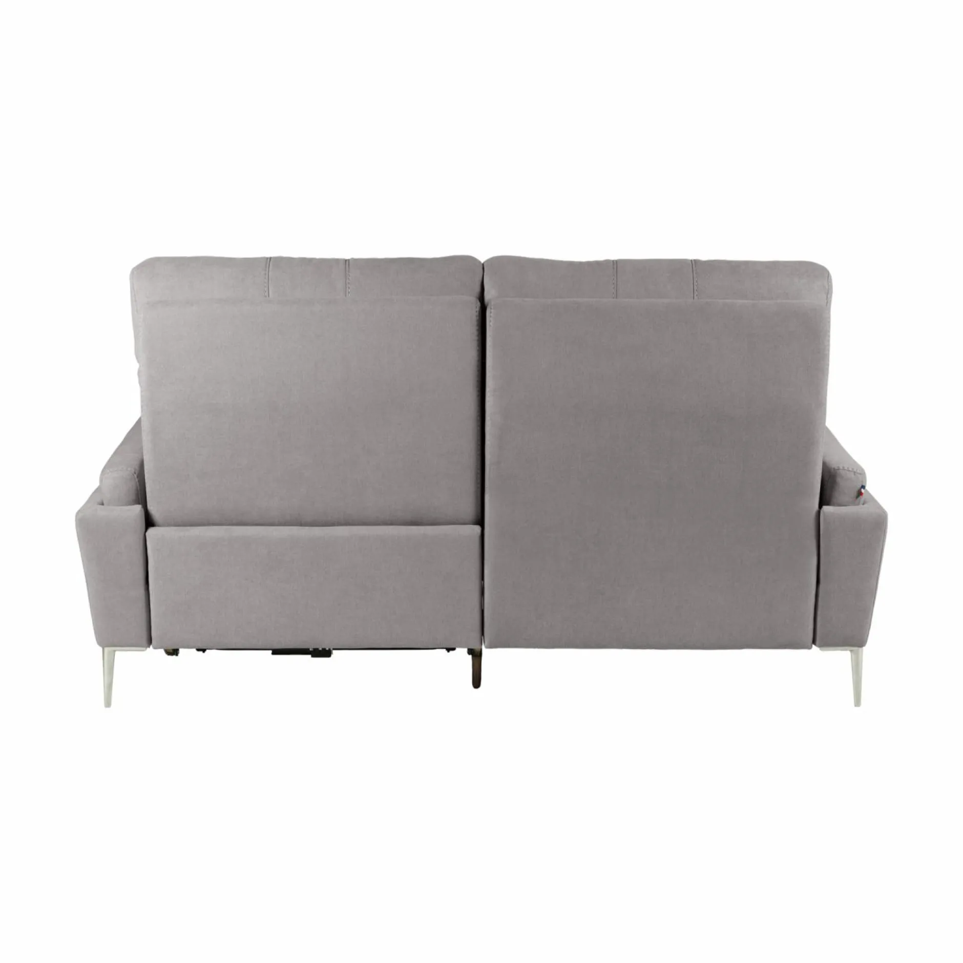 Canapés Relax>Camif Canapé relax électrique tissu Boston - - 3 places - relax à droite Gris Clair