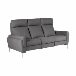 Canapés Fixes>Camif Canapé tissu Boston - - Grand 3 places Ardoise