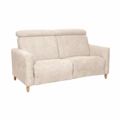 Canapés Fixes>Camif Canapé tissu Chambord - - Grand 2 places Ivoire