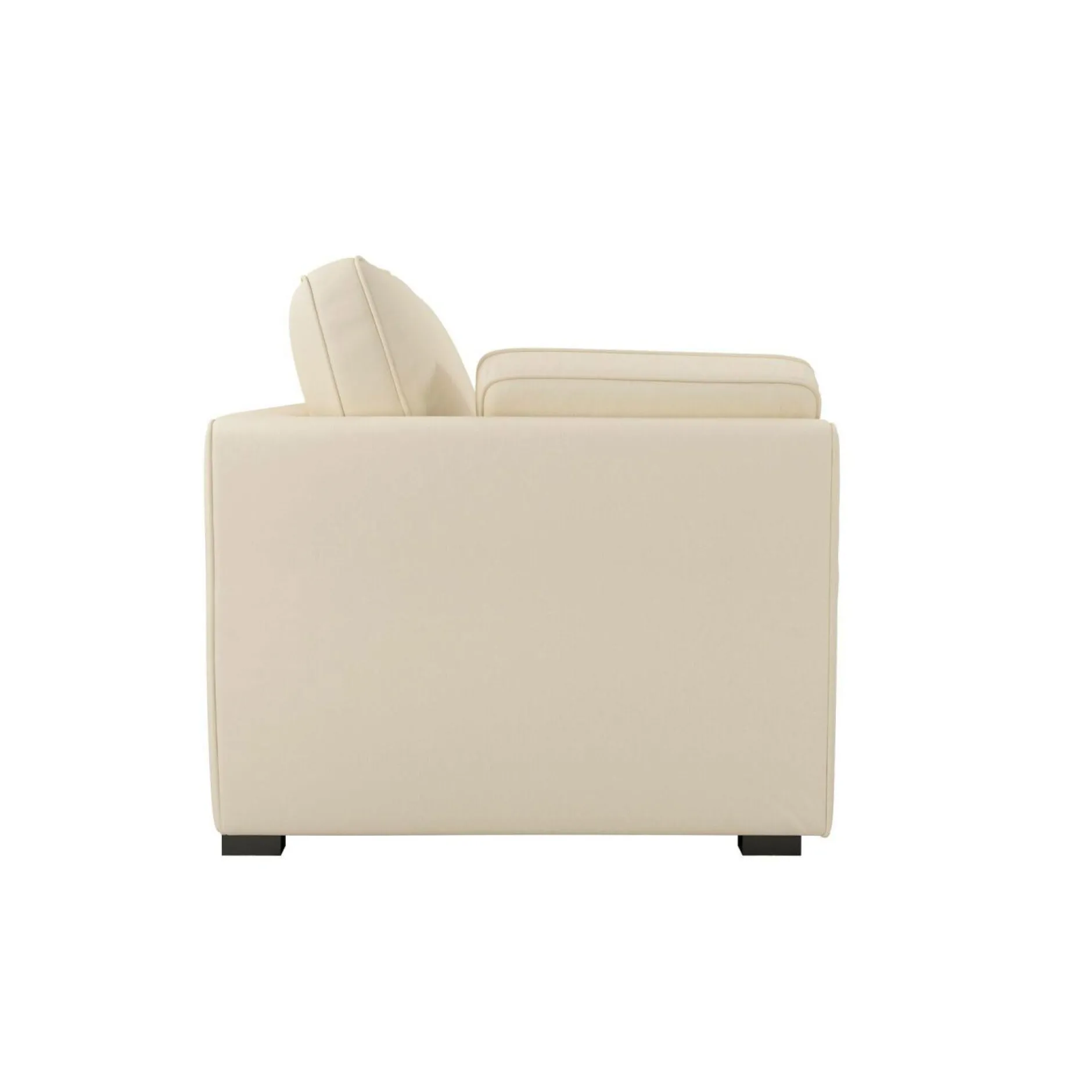 Canapés Droits|Canapés Fixes>Camif Canapé tissu coton déhoussable Marbella - - 2 places Beige