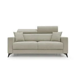 Canapés Droits|Canapés Fixes>Camif Canapé tissu déhoussable Alden - - 3 places Lin