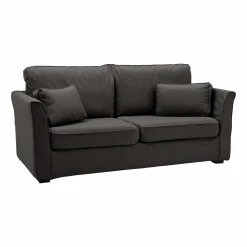 Canapés Droits|Canapés Fixes>Camif Canapé tissu déhoussable Marbella - - 3 places Gris Anthracite