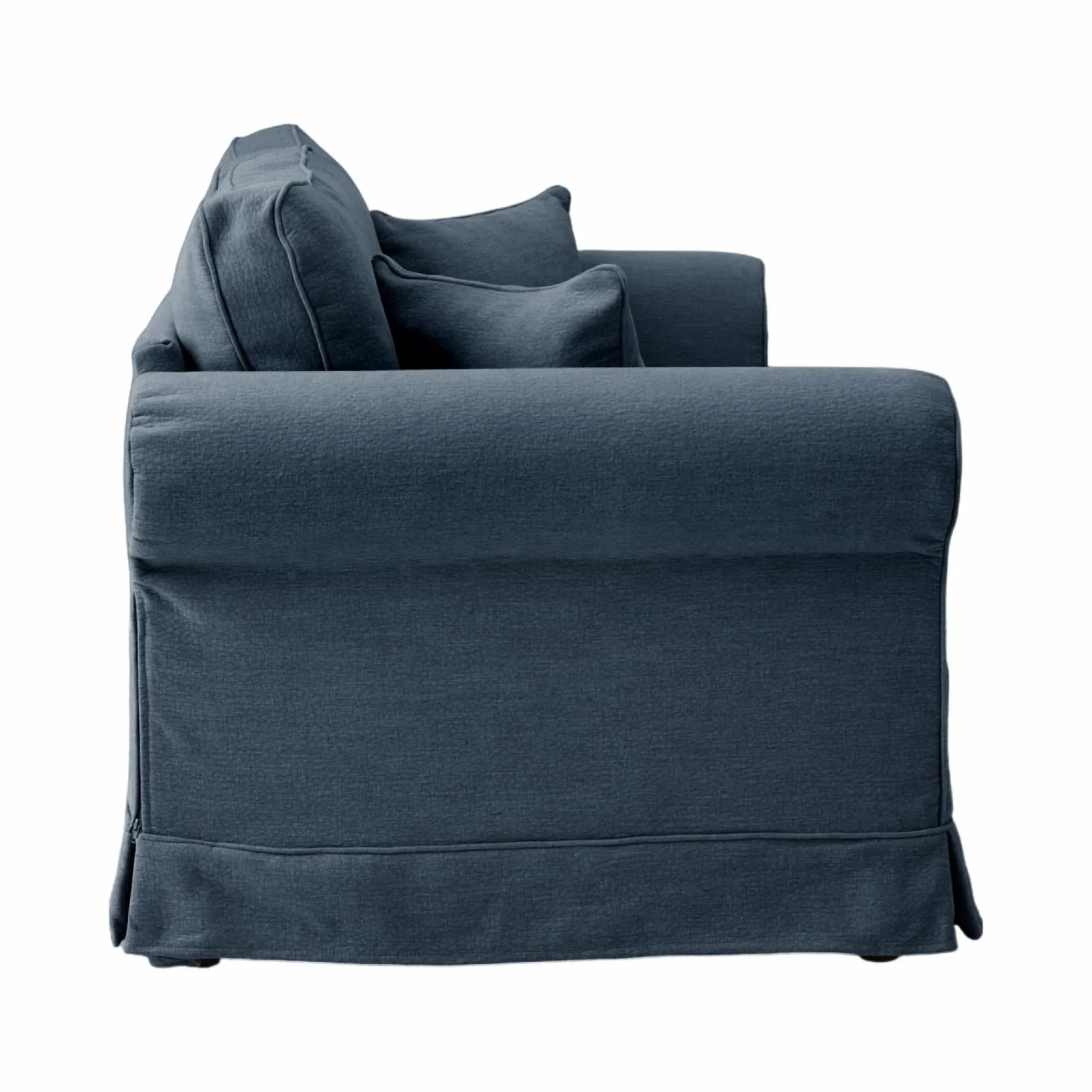 Canapés Fixes>Camif Canapé tissu déhoussable Naxos - - 4 places Bleu