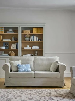 Canapés Fixes>Camif Canapé tissu déhoussable Naxos - - 2 places Beige