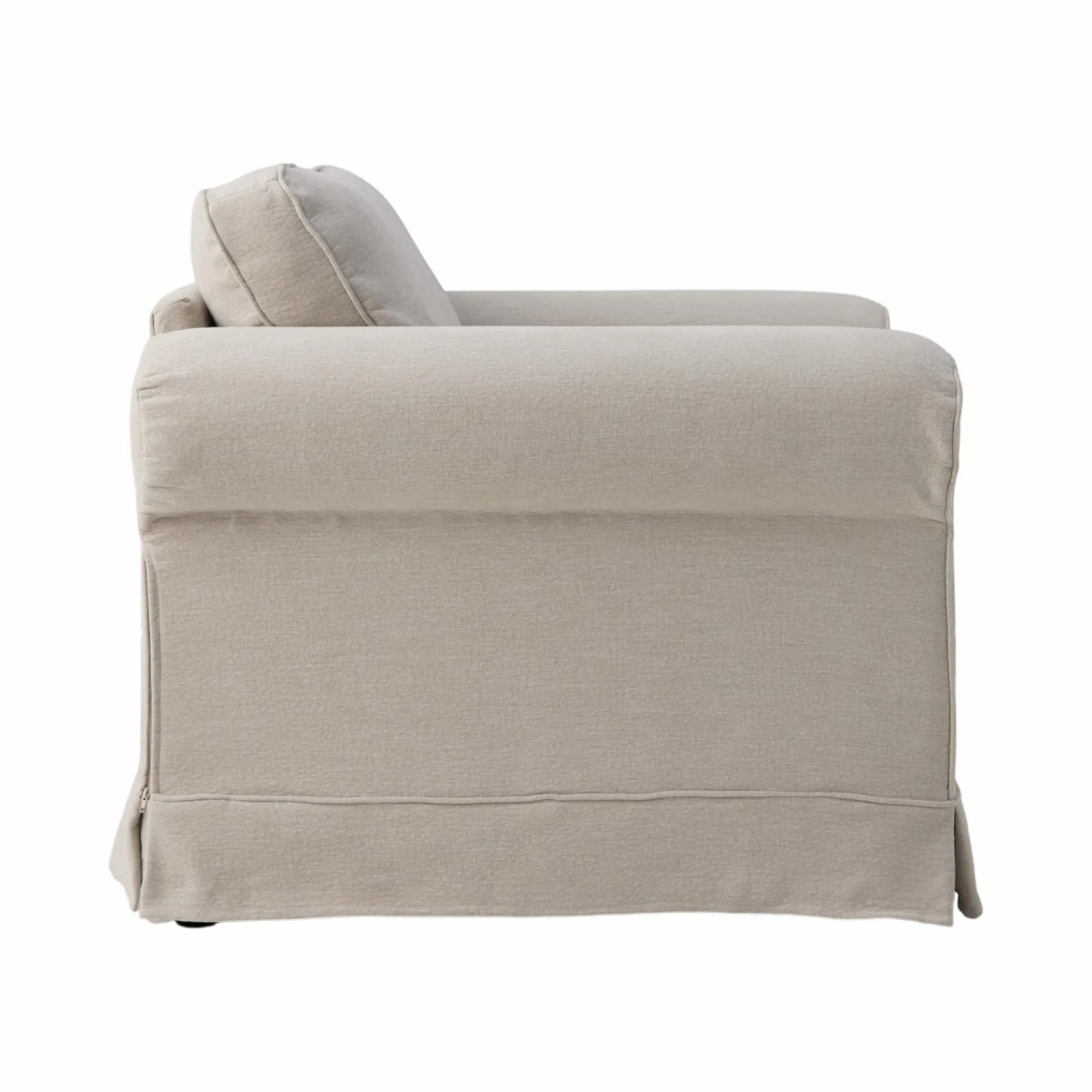 Canapés Fixes>Camif Canapé tissu déhoussable Naxos - - 3 places Beige
