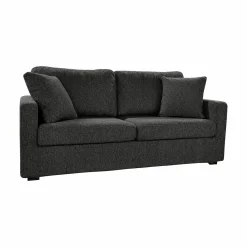 Canapés Fixes>Camif Canapé tissu déhoussable Oslo - - 4 places Graphite