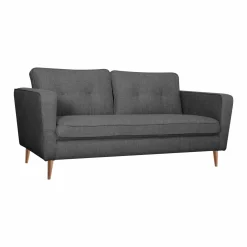 Canapés Fixes>Camif Canapé tissu Ondine - - 3 places Anthracite