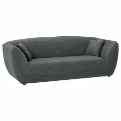 Canapés Droits|Canapés Fixes>Camif Canapé tissu Phara - Acier