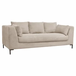 Canapés Droits|Canapés Fixes>Camif Canapé tissu Pornic - - 4 places Ivoire