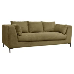 Canapés Droits|Canapés Fixes>Camif Canapé tissu Pornic - - 4 places Olive
