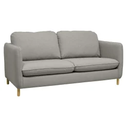 Canapés Droits|Canapés Fixes>Camif Canapé tissu Portimo - Gris Clair