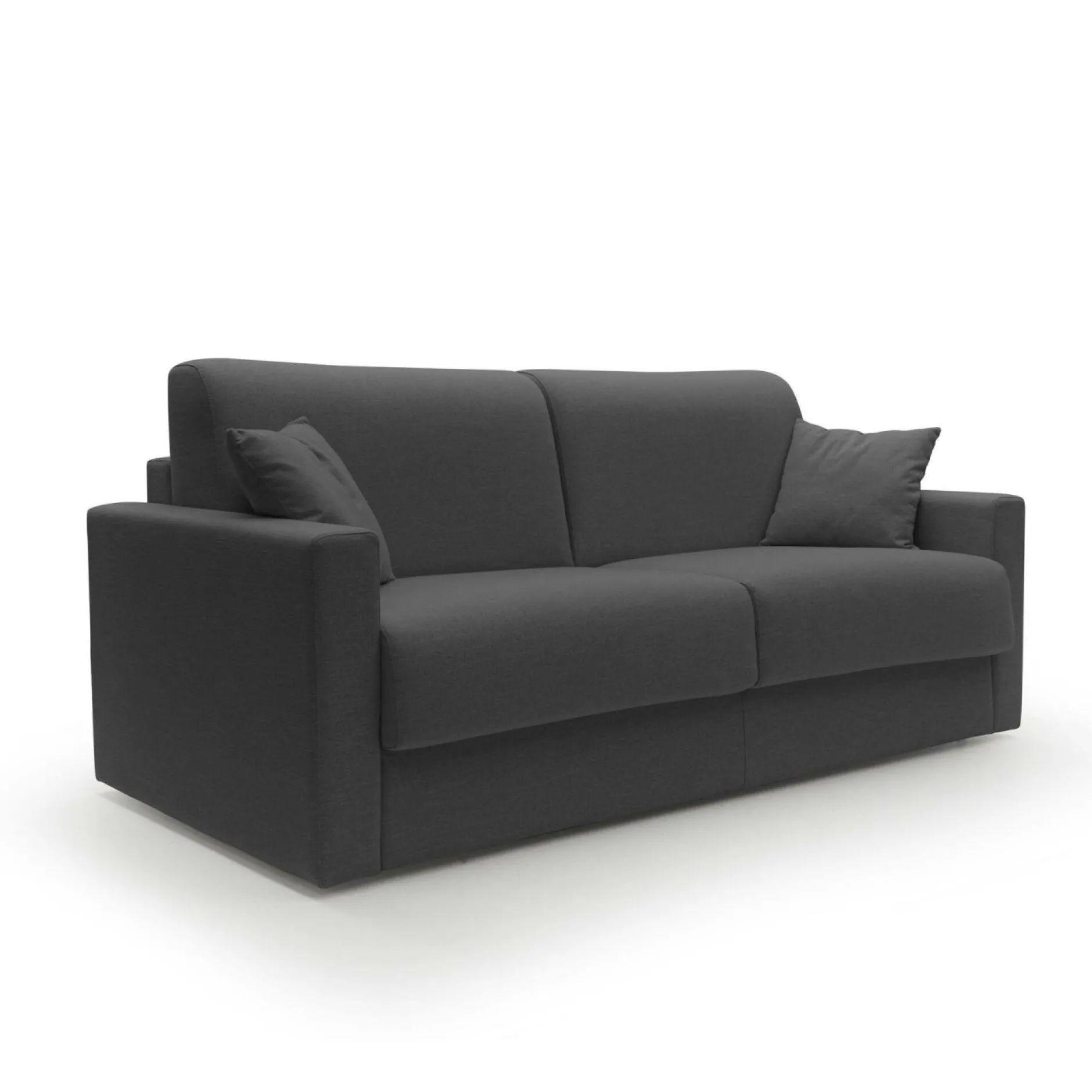 Canapés Fixes>Camif Canapé tissu recyclé déhoussable Aubin - - Grand 3 places Anthracite