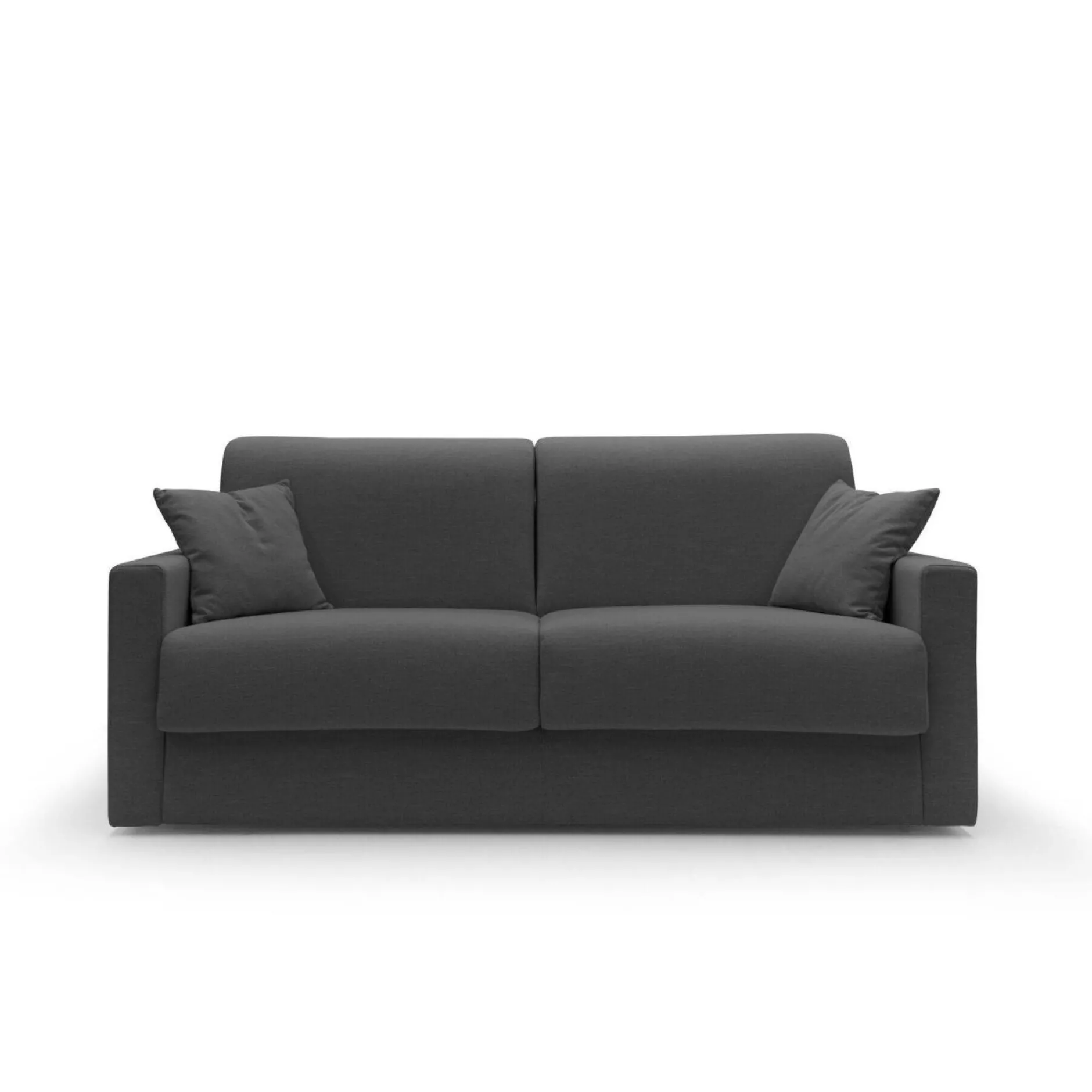 Canapés Fixes>Camif Canapé tissu recyclé déhoussable Aubin - - Grand 3 places Anthracite