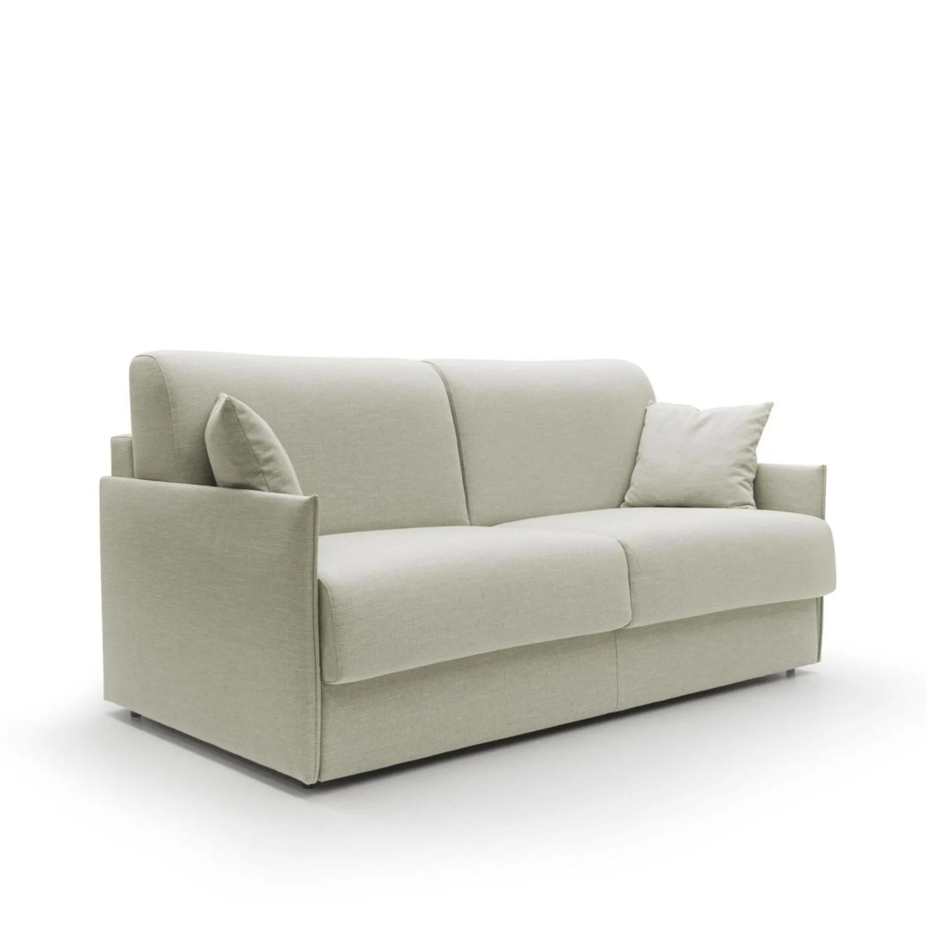 Canapés Fixes>Camif Canapé tissu recyclé déhoussable Arthur - - Grand 2 places Lin