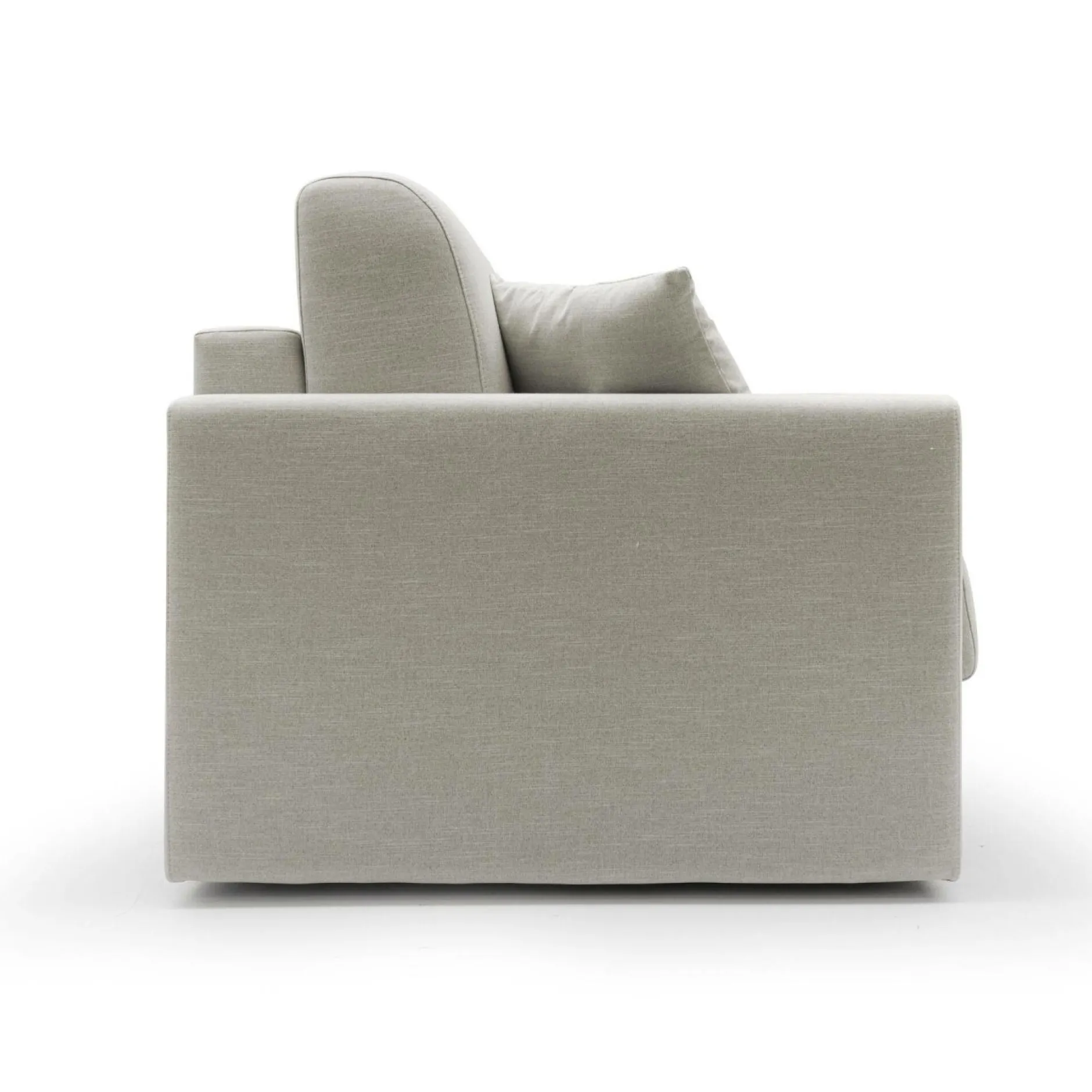 Canapés Fixes>Camif Canapé tissu recyclé déhoussable Aubin - - Grand 3 places Lin